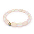 Peach | .925 Sterling Silver Gold Vermeil | Mermaid Glass Pebble Bracelet